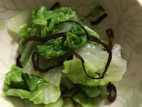 材料は2つだけ！白菜の塩昆布和え